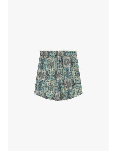 Shorts de corte regular com estampa paisley e elástico Dixie