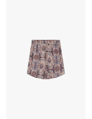 Shorts corte regular com padrão paisley e cós elástico Dixie