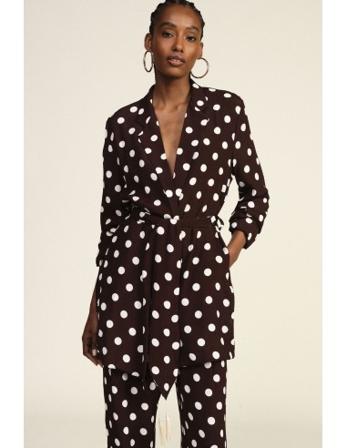 Cappotto Leggero Fantasia Pois Con Cintura Dixie - Vestiti Firmati ...