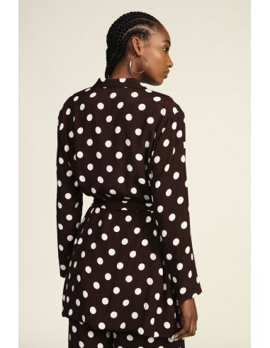 Cappotto Leggero Fantasia Pois Con Cintura Dixie - Vestiti Firmati ...