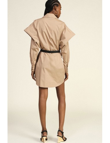 Vestido Camisa Oversize Com Cinto E Bolso Dixie