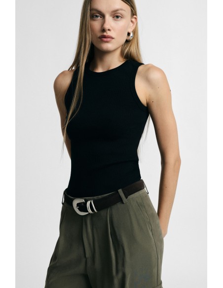 Top Basic Senza Maniche Girocollo Regular-Fit Please - Vestiti Firm...