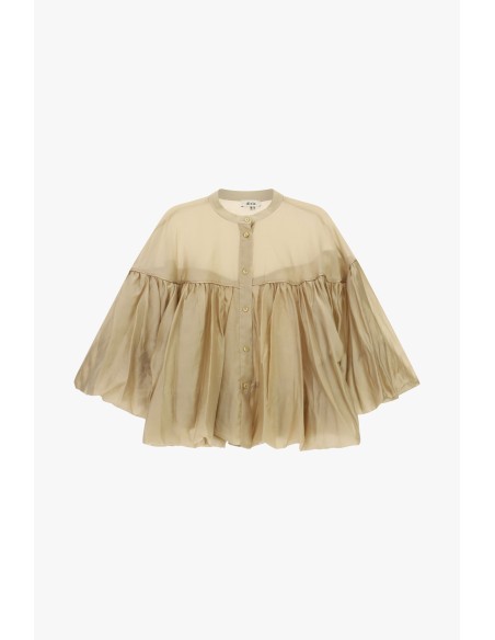 Blusa larga com mangas morcego e decote redondo Dixie