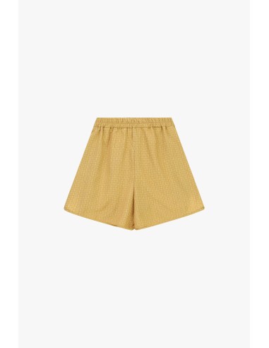Shorts de corte regular com estampa microfantasia e cintura elástica Dixie