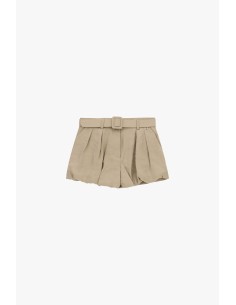 Shorts Hot Pants Com Pregas E Cinto Coordenado Dixie 2