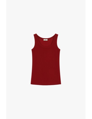 Top de alças largas com decote redondo Dixie