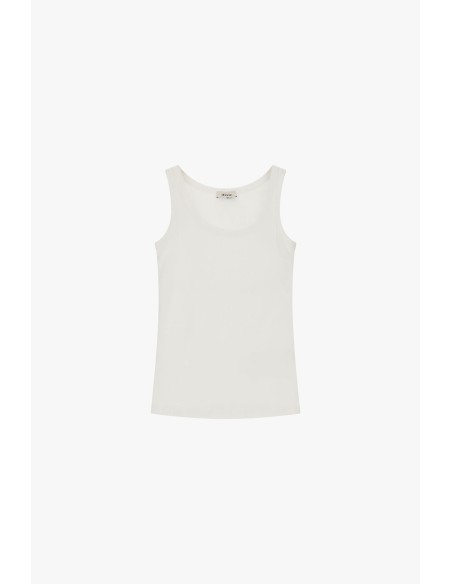 Top de Alças Largas com Decote Redondo Dixie