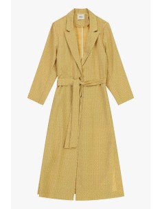 Trench-coat midi fantasia microestampa cinto Dixie 2