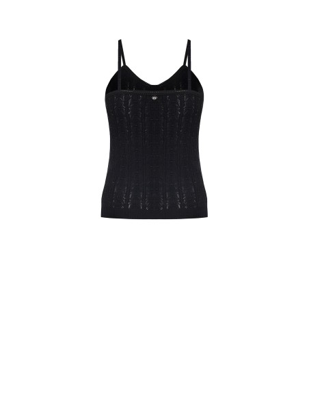 Top de tricot em algodão com alças finas Rinascimento