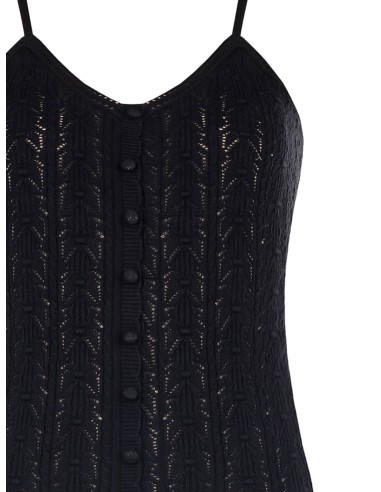 Top de tricot em algodão com alças finas Rinascimento