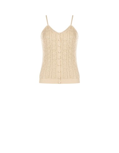 Top tricot em algodão com alças finas Rinascimento