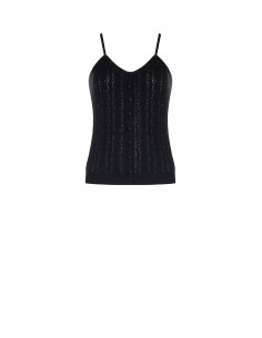 Top de tricot em algodão com alças finas Rinascimento