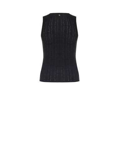 Top tricot em algodão com gola alta Rinascimento