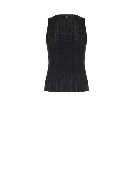 Top tricot em algodão com gola alta Rinascimento