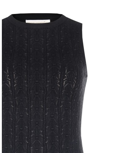 Top tricot em algodão com gola alta Rinascimento