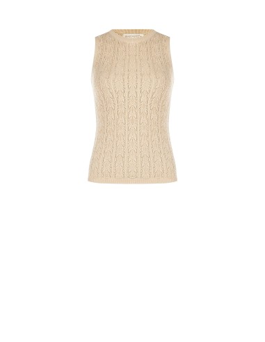 Top tricot em algodão com gola alta Rinascimento