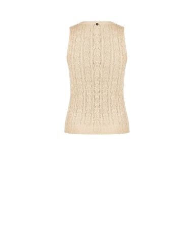 Top tricot em algodão com gola alta Rinascimento