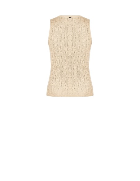 Top tricot em algodão com gola alta Rinascimento