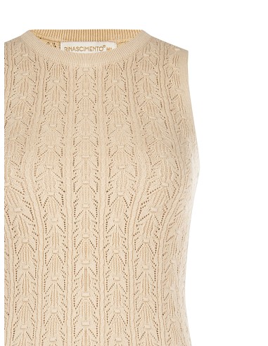 Top de tricot em algodão com gola alta Rinascimento