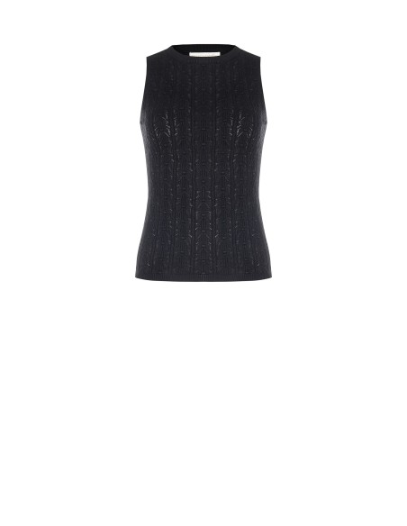 Top Tricot em Algodão com Gola Alta Rinascimento