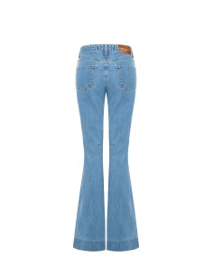 Jeans flare com botões jóia Rinascimento 2