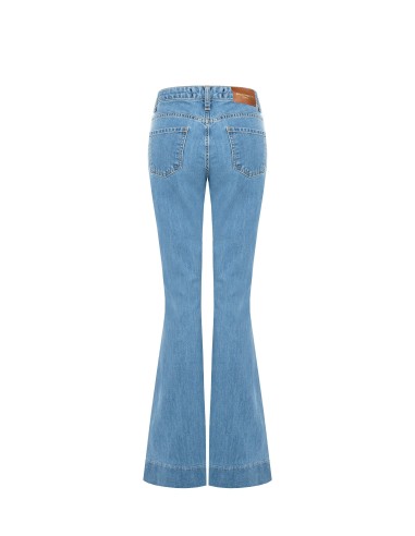 Jeans Flare com Botões Joia Rinascimento