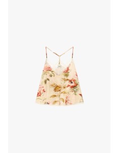Top com alças finas e estampado floral Dixie 2