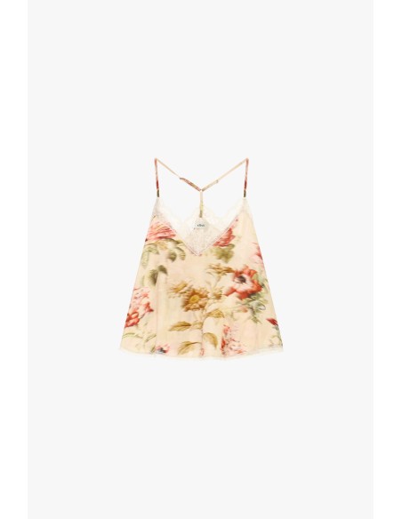 Top Con Spalline Sottili E Stampa Floreale Dixie - Vestiti Firmati ...