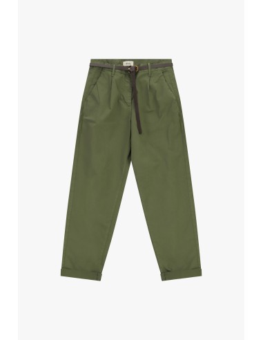 Calças Chino-Fit com Cintura Estreita e Barras Viradas Dixie