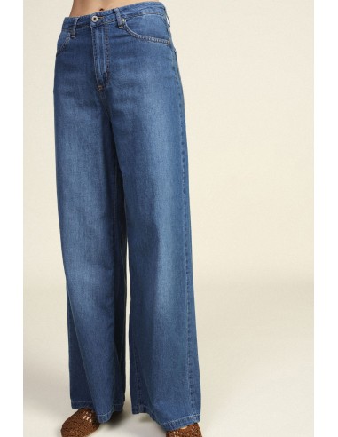 Jeans de Perna Larga com Cinco Bolsos Dixie