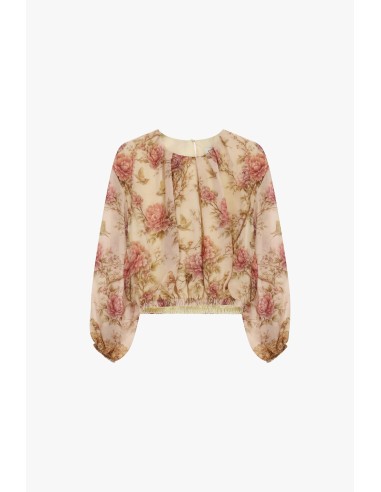Top Con Maniche Lunghe E Stampa Floreale Dixie - Vestiti Firmati Li...
