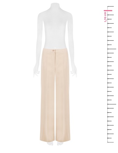 Pantaloni Palazzo In Misto Viscosa Senza Tasche Rinascimento - Vest...