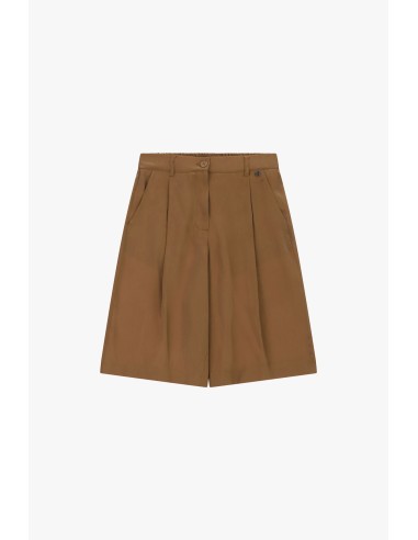 Shorts de cintura alta com pences e bolsos laterais Dixie