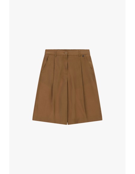 Shorts de cintura alta com pences e bolsos laterais Dixie