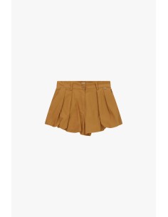Shorts de corte regular com pences e barra virada Dixie 2