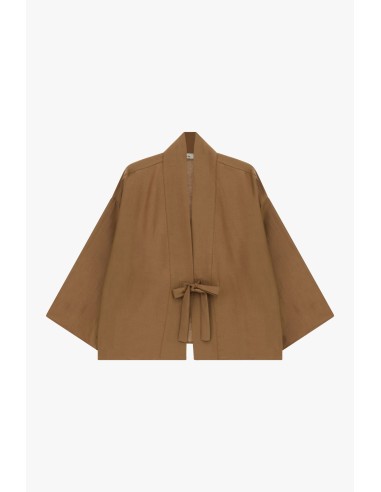 Blazer Curto Corte Amplo Com Cinto Amarrável Dixie