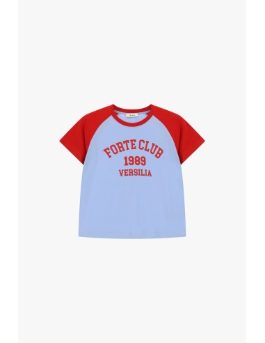 T-shirt com mangas raglan e estampa frontal Dixie