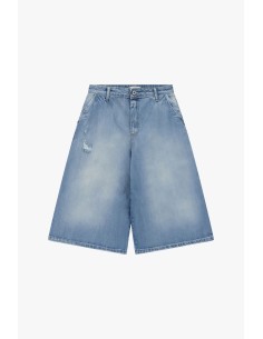 Bermudas Cinco Bolsos Com Efeito Desbotado Please 2