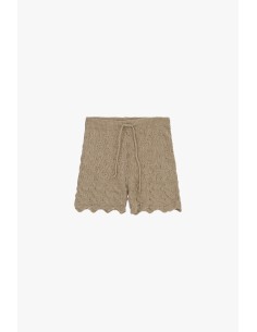 Shorts de corte regular em malha com cordão Please