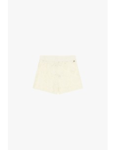 Shorts Traforati Lavorati A Maglia Con Vita Elasticizzata Dixie - V...