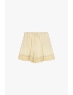 Shorts Regular Fit Con Bordo In Pizzo Sangallo Dixie - Vestiti Firm...