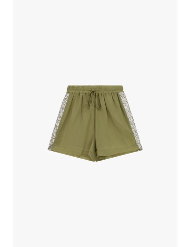 Shorts de corte regular com detalhes laterais em lantejoulas Dixie