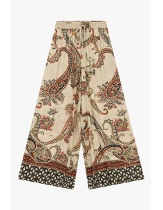 Pantaloni Palazzo Stampa Paisley E Motivo Geometrico Dixie - Vestit...