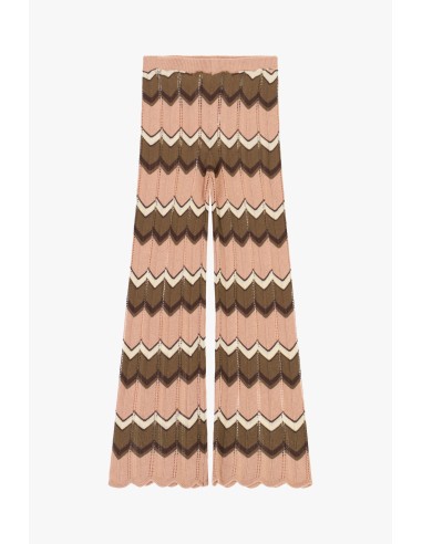 Pantaloni A Zampa Con Motivo Chevron Lavorato Dixie - Vestiti Firma...