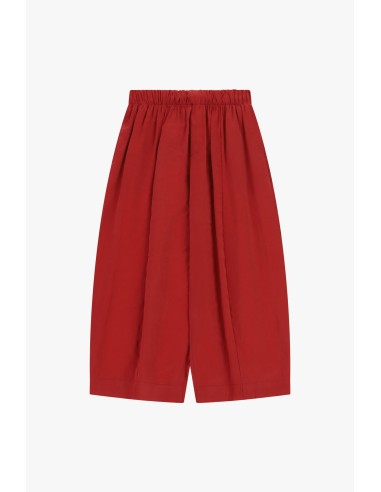 Calças Palazzo Cropped Cintura Elástica Dixie