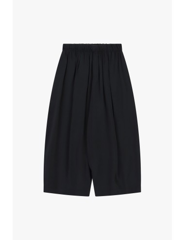 Calças Palazzo Cropped Cintura Elástica Dixie