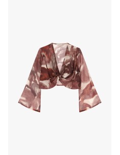 Top Cropped Fantasia Con Maniche Ampie Dixie - Vestiti Firmati Life...