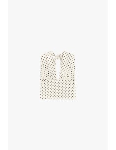 Top A Pois Con Scollo Profondo E Nodo Dixie - Vestiti Firmati Life ...