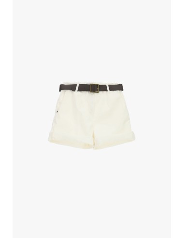 Shorts de corte regular com cós e dobra Please