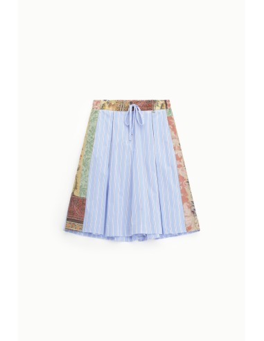 Shorts Às Riscas Com Cordão Regulável Dixie